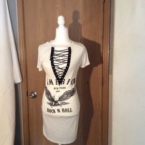 Short sleeve midi dress